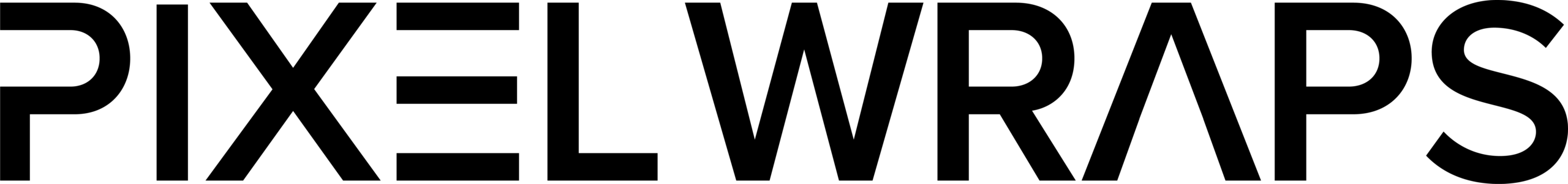 pixel wraps logo black