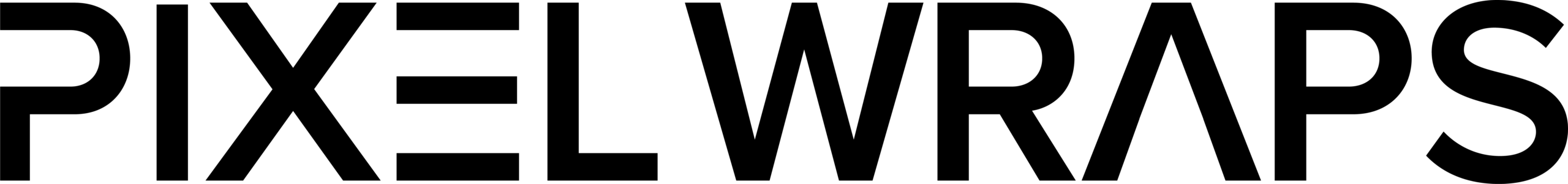 pixel wraps logo black