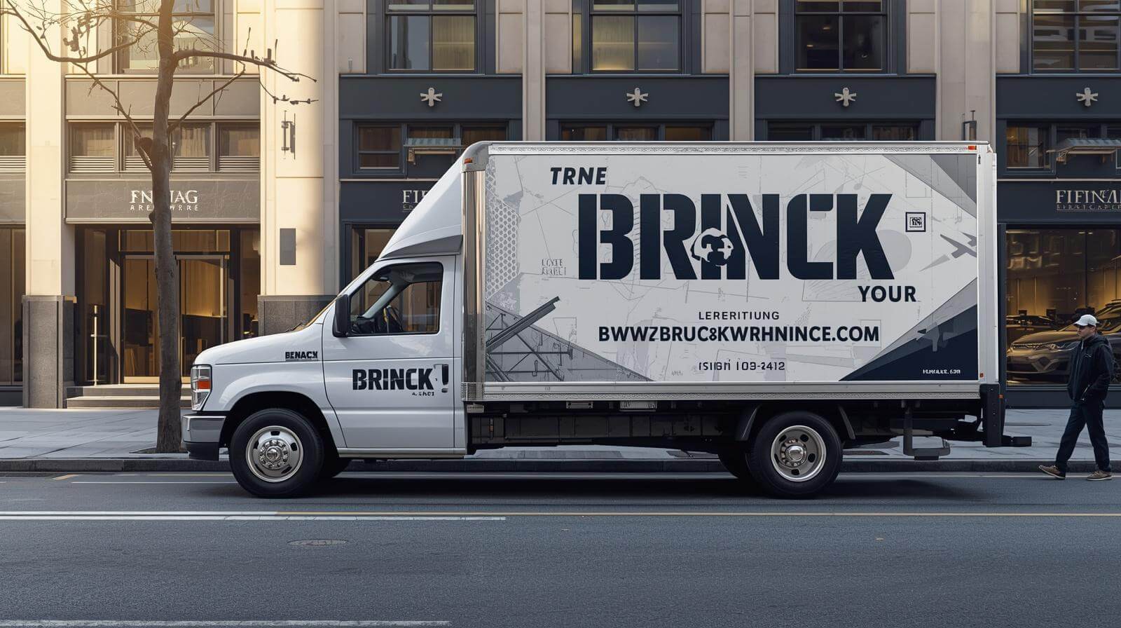 white truck wrapping nj