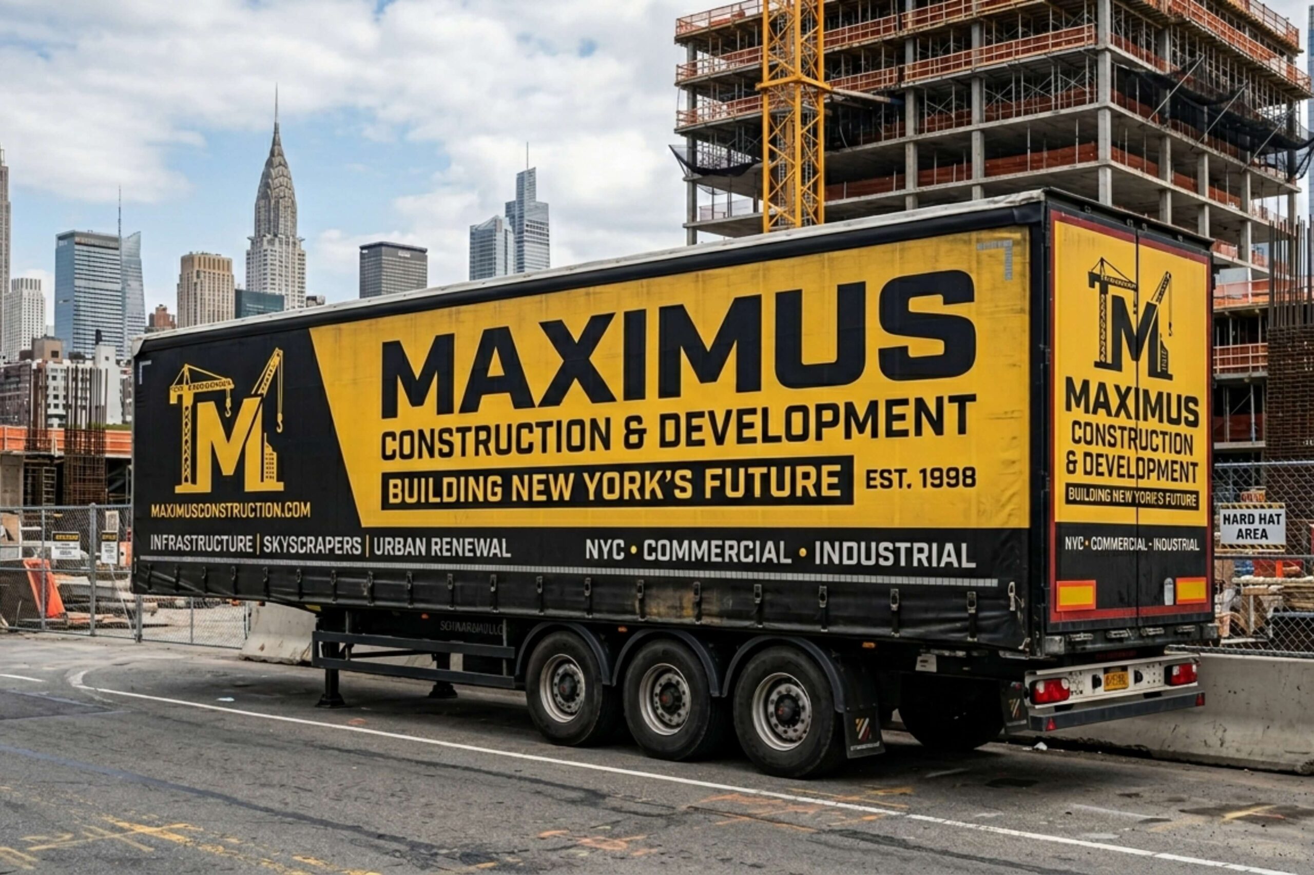 Flatbed Trailers Wraps NJ