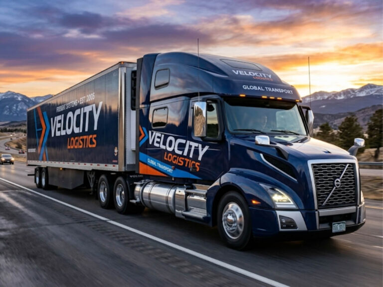 Semi Truck Wrap