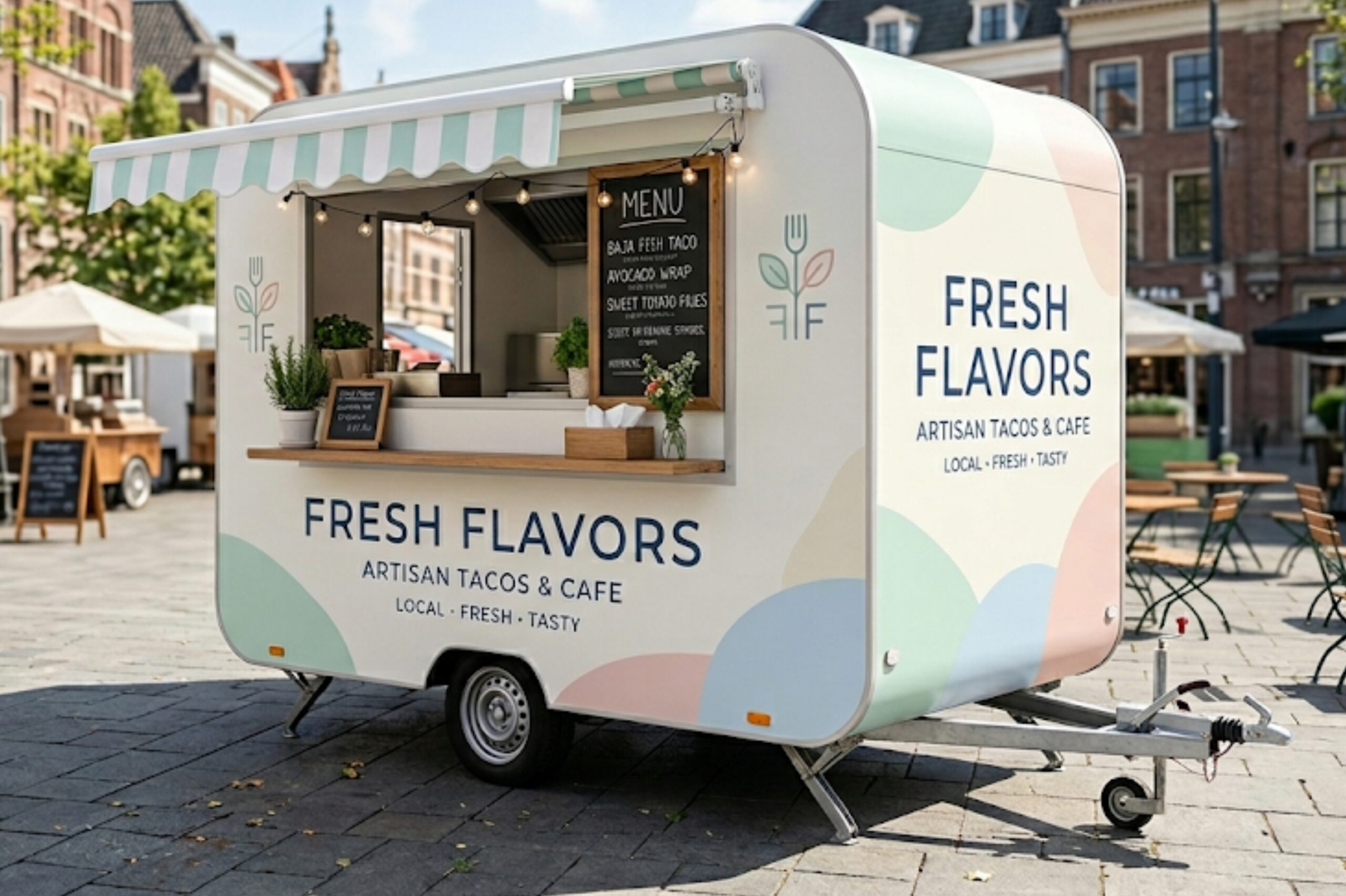 custom food cart wraps nj
