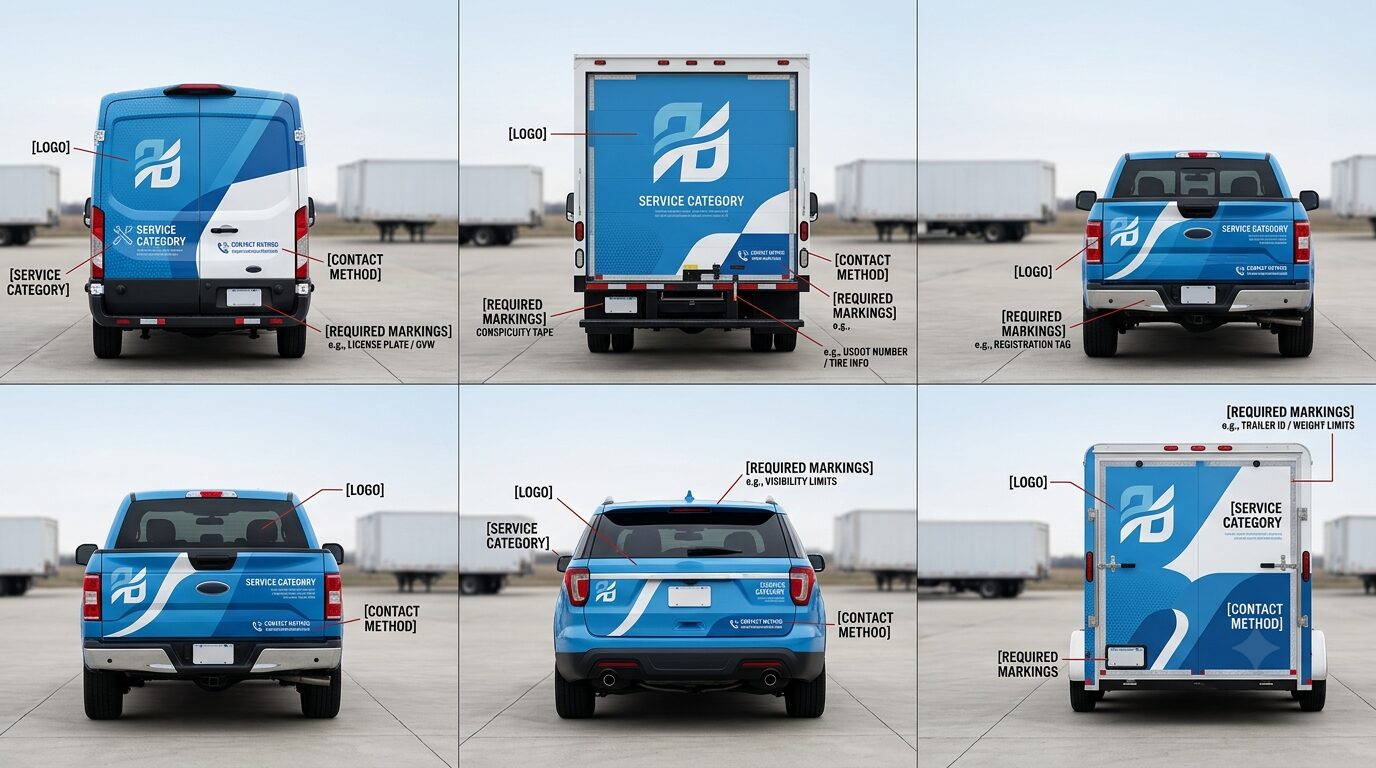 Fleet vehicle branding
