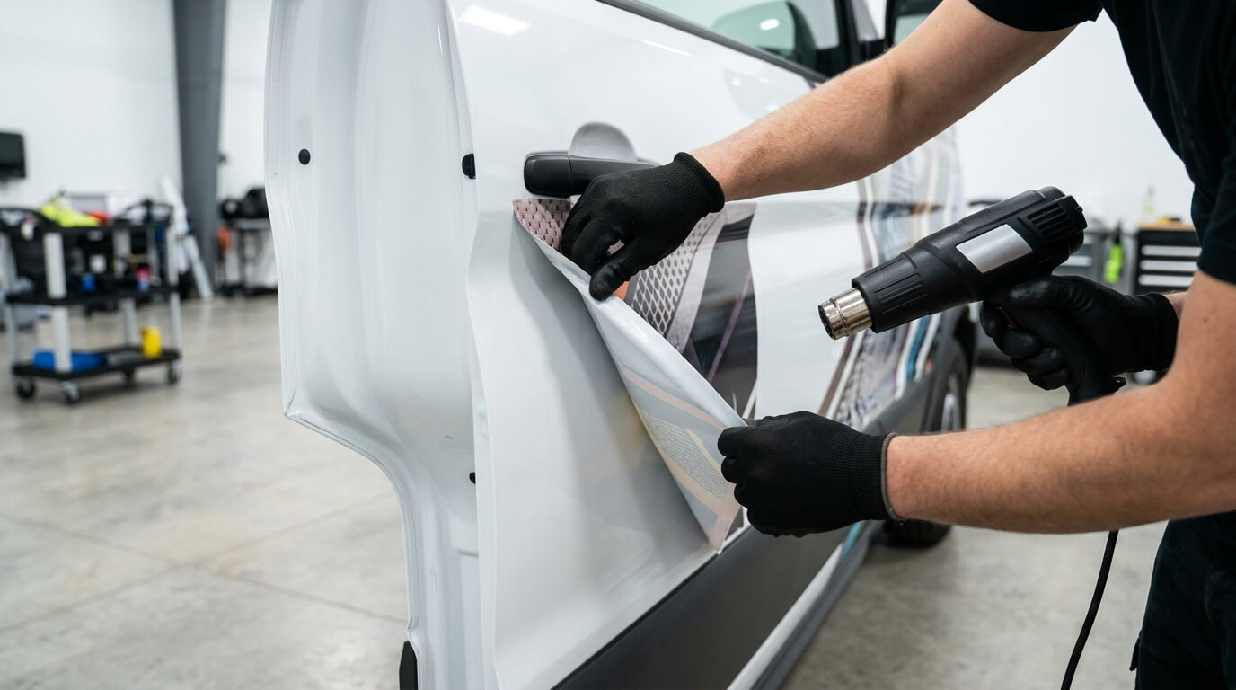 Professional vehicle wrap removal