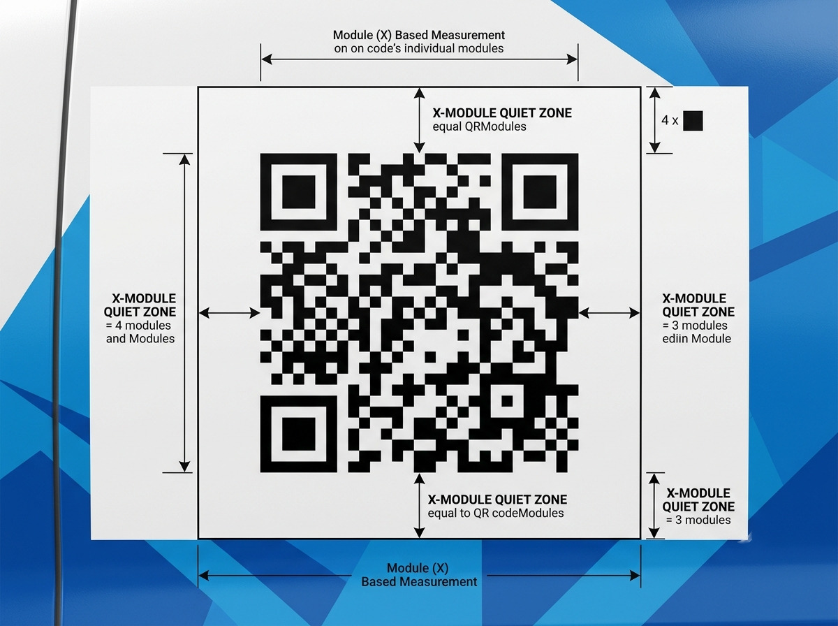 QR code on commercial vehicle