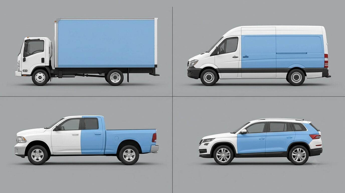 Vehicle specific wrap design