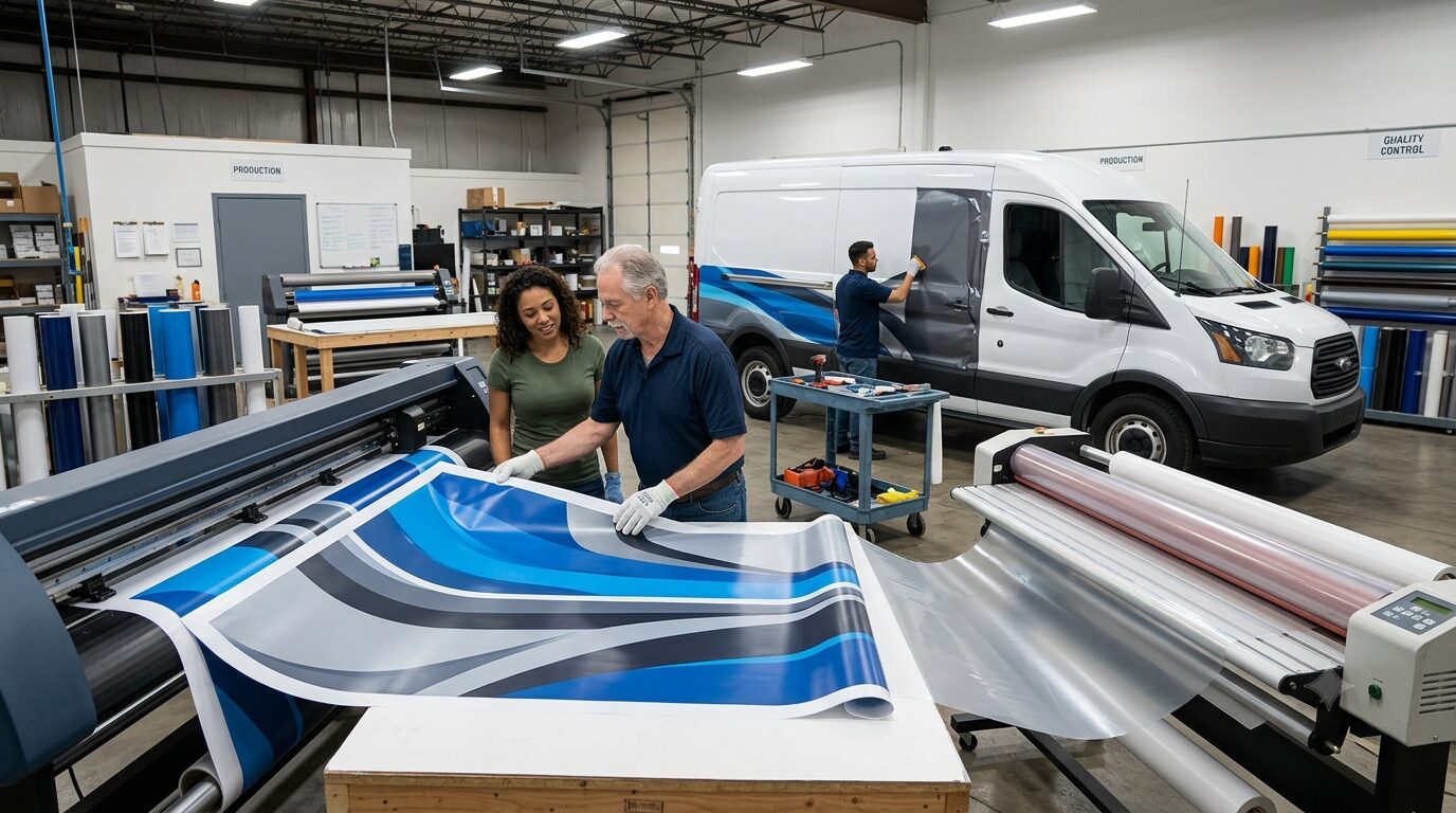 vehicle vinyl wrapping