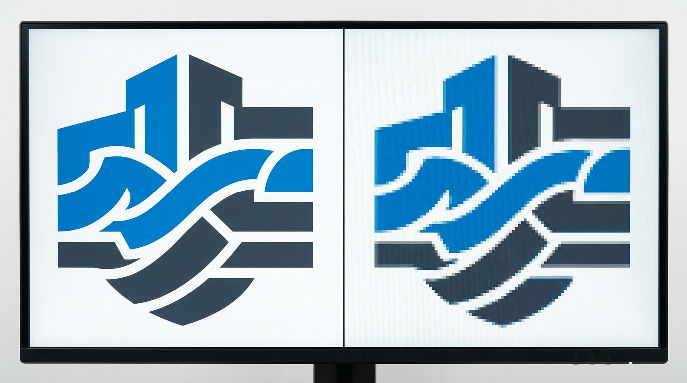 Vector vs. low resolution wrap artwork