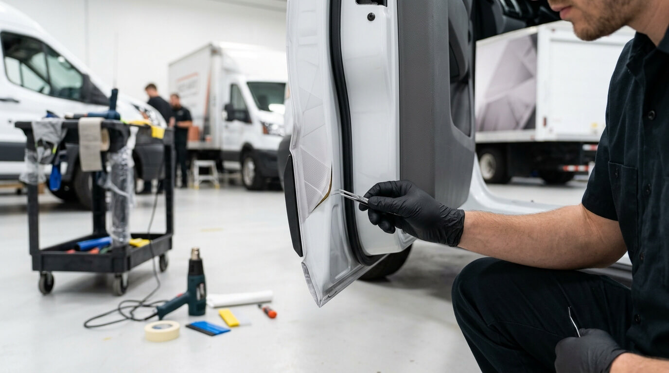 Vehicle wrap edge lifting causes