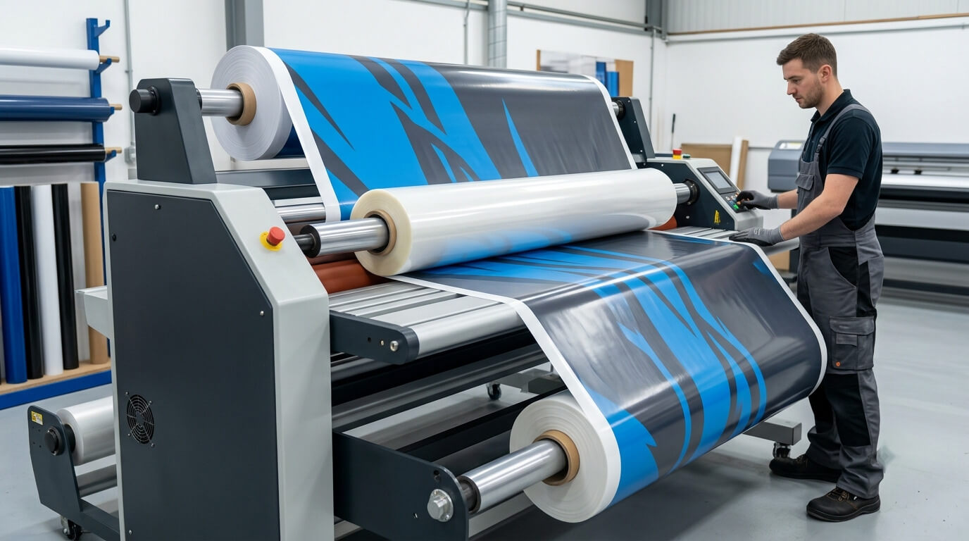 Vehicle wrap lamination process