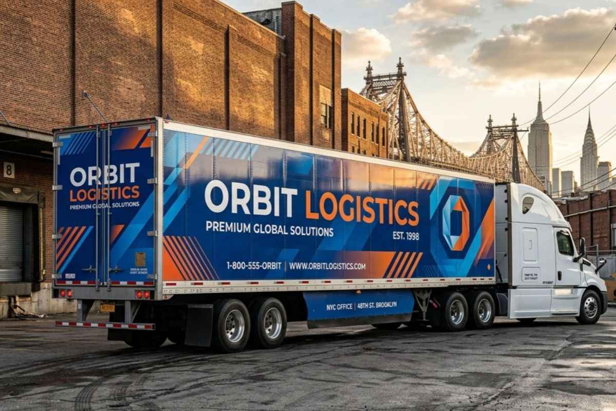 53ft Dry Van Trailers Wrap nj