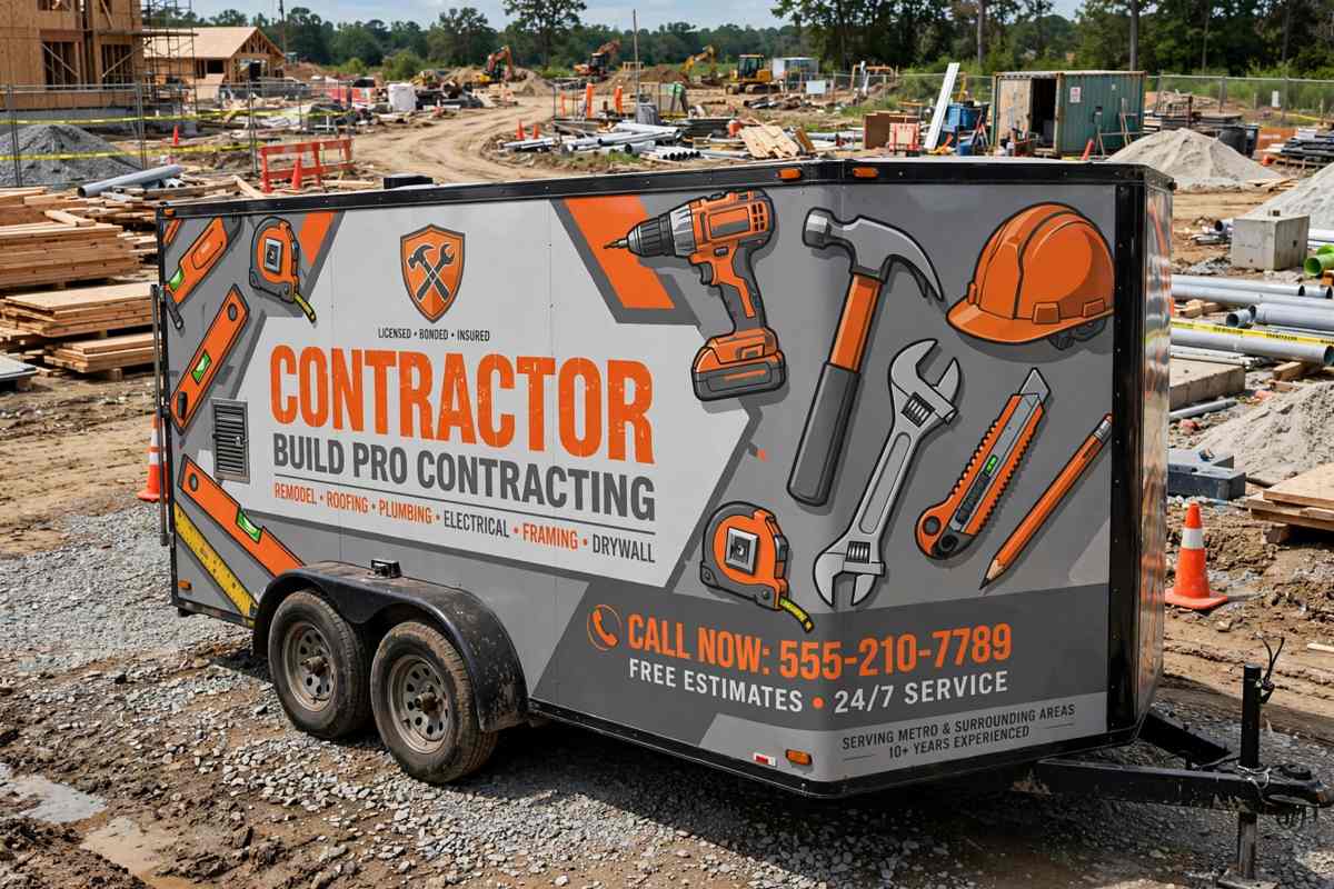 contractors card trailers