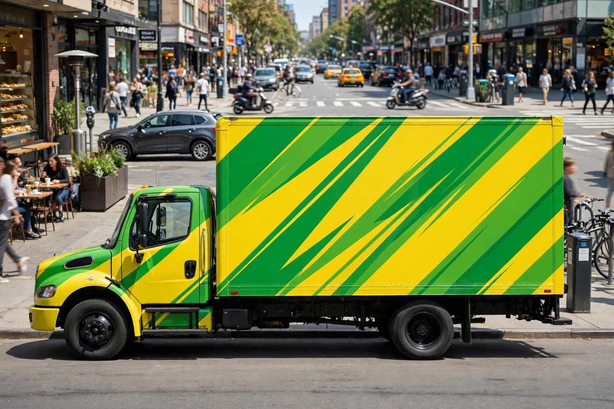 custom printed boxtrucks