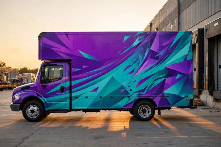 custom printed boxtrucks