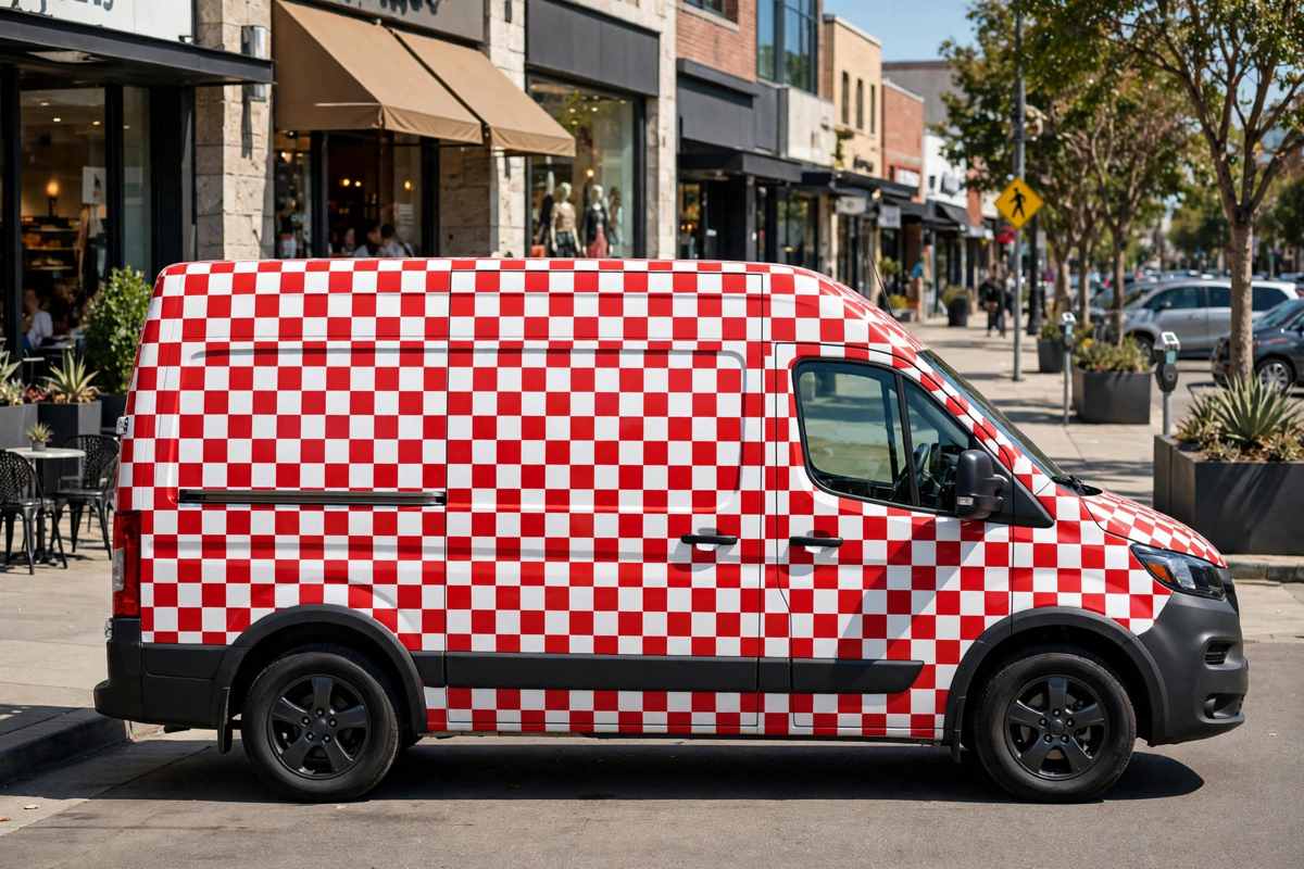 custom printed vans