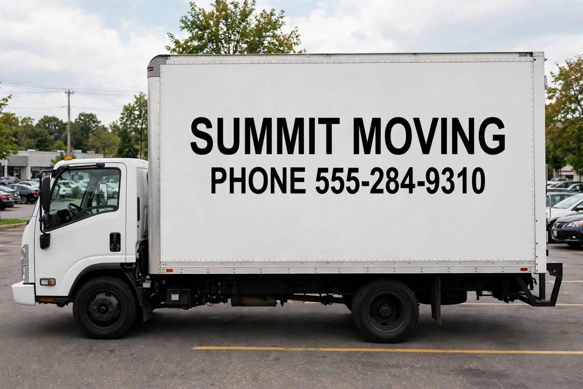 lettering type boxtrucks